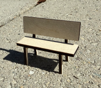 G scale Park Bench Kit