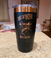 Polar Camel 20 oz. Black/Rose Gold ION-Plated Ringneck Tumbler with Slider Lid