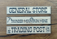 G Scale Signs for buildings