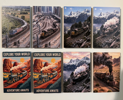 Train Magnet 3 inch by 2 inch