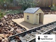 G Scale Garden Shed Kit Digital Download