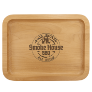 Alder Tray 13 5/8" x 10 5/8" with 9" x 12" Recessed Center