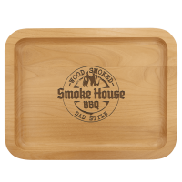 Alder Tray 13 5/8" x 10 5/8" with 9" x 12" Recessed Center